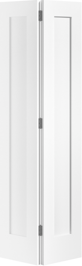 White Pattern 10 One Panel Bi-Fold